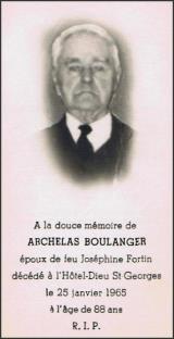 Généalogie Boulanger