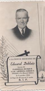 Généalogie Deblois