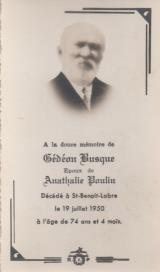 Généalogie Busque