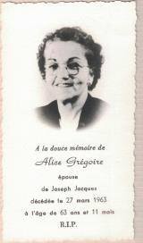 Généalogie Gregoire