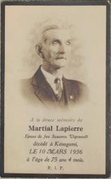 Généalogie Lapierre