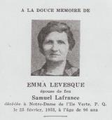 Généalogie Levesque