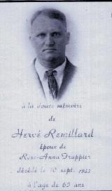 Généalogie Remillard