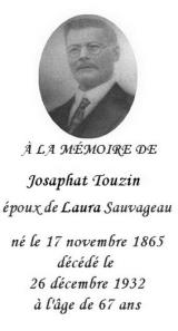 Généalogie Touzin