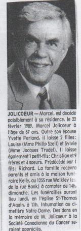 Généalogie Jolicoeur