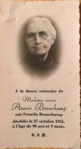 Généalogie Beauchamp