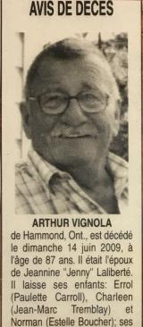 Généalogie Vignola