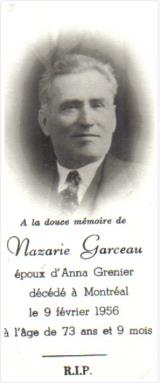 Généalogie Garceau