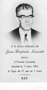 Généalogie Lasante