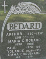 Généalogie Bedard