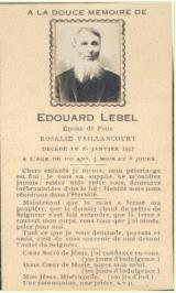 Généalogie Lebel