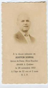 Généalogie Dorval