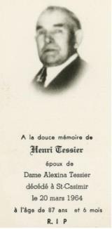 Généalogie Tessier