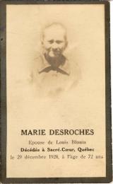 Généalogie Desroches