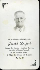 Généalogie Dupere