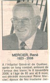 Généalogie Mercier