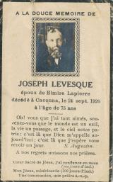 Généalogie Levesque